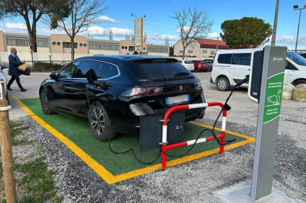 Colonnina di ricarica per auto elettriche